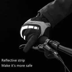 ROCKBROS Winter Touch Screen Gloves Snowboard GlovesThermal Glove waterproof-S173BGR
