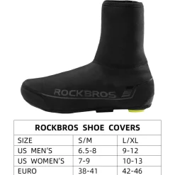 ROCKBROS Winter Windproof Thermal Cycling Shoe Covers