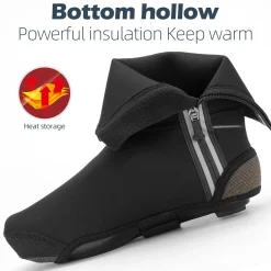 ROCKBROS Winter Windproof Thermal Cycling Shoe Covers