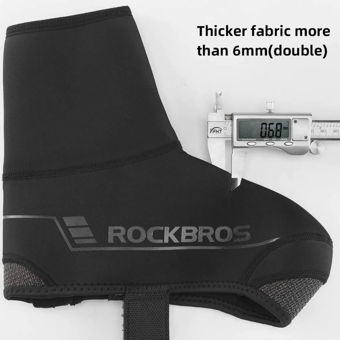 ROCKBROS Winter Windproof Thermal Cycling Shoe Covers