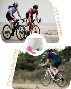 ROCKBROS Women’s Cycling Underwear 4D Padded Bike Shorts