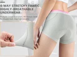 ROCKBROS Women’s Cycling Underwear 4D Padded Bike Shorts