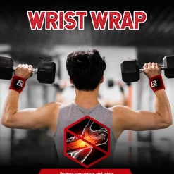 ROCKBROS 22” Wrist Wraps with Thumb Loop Premium Quality for Weightlifting