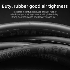 ROCKBROS 700X23/25/28/35C Road Bike Inner Tube 48mm Presta/Schrader Valve High Self Sealing Butyl Rubber