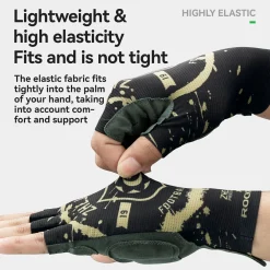 ROCKBROS × Zhejiang Professional FC Limited Edition Half-Finger Cycling Gloves