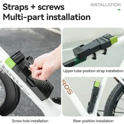 8-Section Folding Combination Bike Lock
