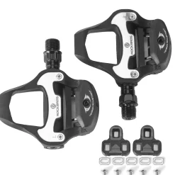Self-Lock Road Bike Pedals with Shimano SPD-SL/Look KEO Cleat System (Pair)