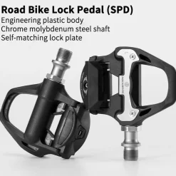 Self-Lock Road Bike Pedals with Shimano SPD-SL/Look KEO Cleat System (Pair)