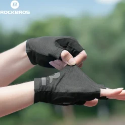 S407 Half-Finger Cycling Gloves with SBR Palm Breathable Mesh