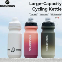 Skin-Feeling Bike Bottle with Pull-Top Lid – Lightweight Leakproof 600/750ml