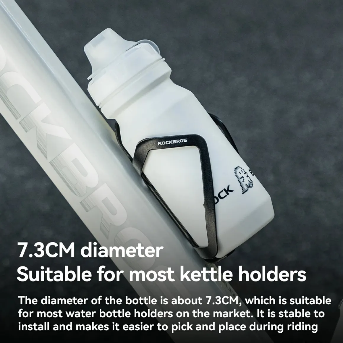 Skin-Feeling Bike Bottle with Pull-Top Lid – Lightweight Leakproof 600/750ml