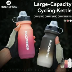 Skin-Feeling Bike Bottle with Pull-Top Lid – Lightweight Leakproof 600/750ml