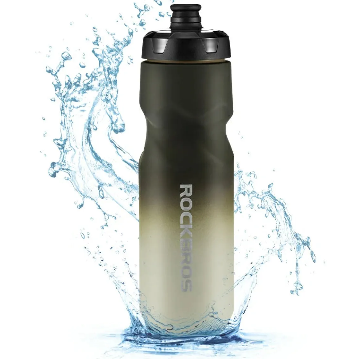 Skin-Feeling Bike Bottle with Pull-Top Lid – Lightweight Leakproof 600/750ml