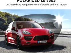 Slim Polarized Sports Sunglasses with 4 Lenses