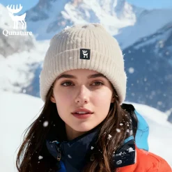Slouchy Knit Beanie for Men Women Warm Knitted Winter Hat