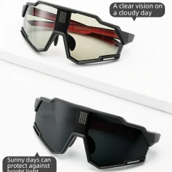 Smart Electronic Color-Changing Cycling Sunglasses
