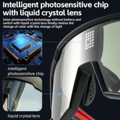 Smart Electronic Color-Changing Cycling Sunglasses