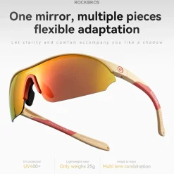 SP402 Polarized Glasses 3 Replaceable Lenses UV400