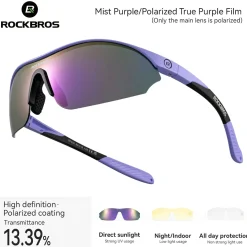 SP402 Polarized Glasses 3 Replaceable Lenses UV400