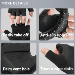 S408 Short Finger Cycling Gloves Lightweight