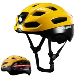 Steering Remote Smart Riding Helmet with Bike Headlight and Tail Light GlowGuard