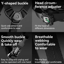 Steering Remote Smart Riding Helmet with Bike Headlight and Tail Light GlowGuard