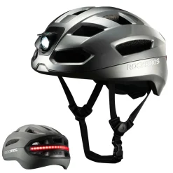 Steering Remote Smart Riding Helmet with Bike Headlight and Tail Light GlowGuard