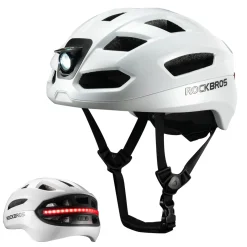 Steering Remote Smart Riding Helmet with Bike Headlight and Tail Light GlowGuard