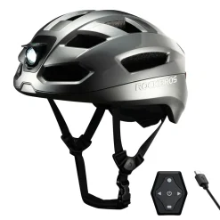 Steering Remote Smart Riding Helmet with Bike Headlight and Tail Light GlowGuard