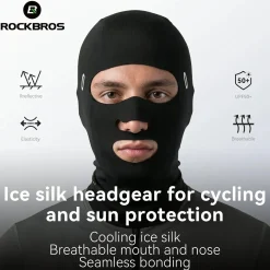 Summer Ice Silk Balaclava Cycling Face Cover