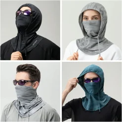 Summer Ice Silk Neck Gaiter Helmet Line