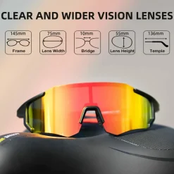 TAC Lightweight Polarized Sunglasses for Cycling & Fishing