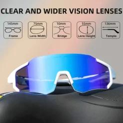 TAC Lightweight Polarized Sunglasses for Cycling & Fishing