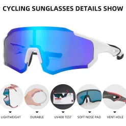 TAC Lightweight Polarized Sunglasses for Cycling & Fishing