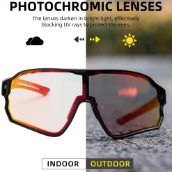 Thickened PC Lens Photochromic Sunglasses (UV400)