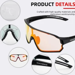Thickened PC Lens Photochromic Sunglasses (UV400)