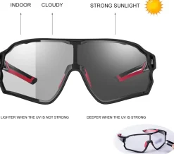 Thickened PC Lens Photochromic Sunglasses (UV400)