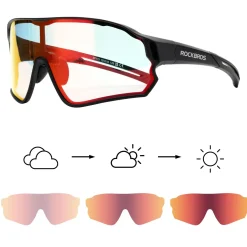Thickened PC Lens Photochromic Sunglasses (UV400)