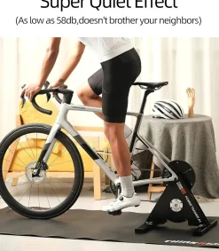 ThinkRider A1 Bike Trainer 11-Speed Cassette ANT+ Bluetooth Simulates 3% Slope