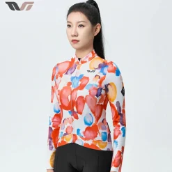 TVI Cycling Jersey Fleece Long Sleeve for 41–68 °F