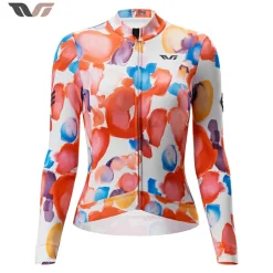 TVI Cycling Jersey Fleece Long Sleeve for 41–68 °F