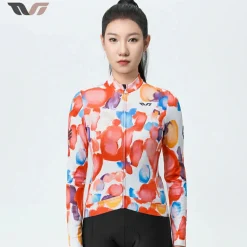 TVI Cycling Jersey Fleece Long Sleeve for 41–68 °F