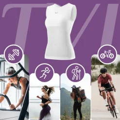 TVI Women's Cycling Ultralight Jersey Sleeveless