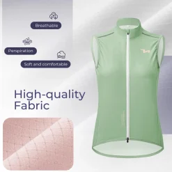 TVI Women's Cycling Vest Windproof - MJ008
