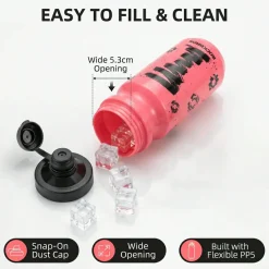 Twin Pack 600ml Cycling Water Bottles for Bike Riding