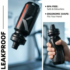 Twin Pack 600ml Cycling Water Bottles for Bike Riding