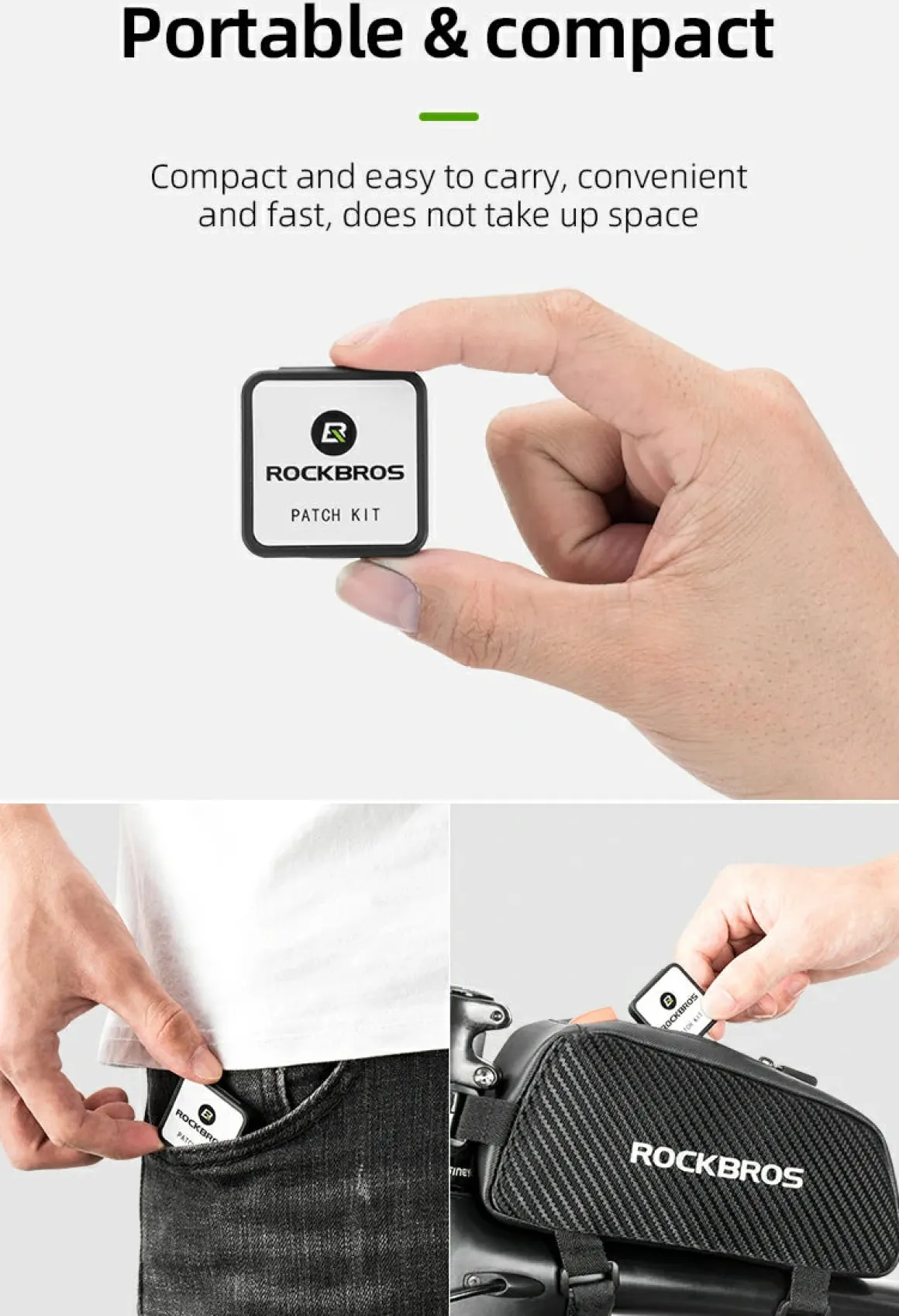 Ultra-Mini Tire Patch Kit – Super Lightweight Ultra-Slim Pocket-Friendly