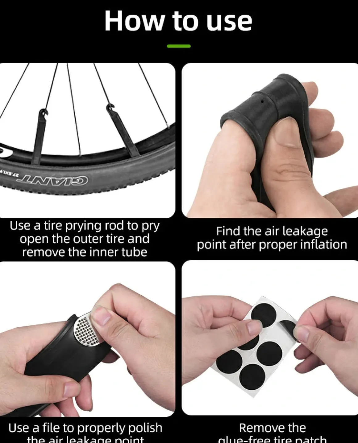 Ultra-Mini Tire Patch Kit – Super Lightweight Ultra-Slim Pocket-Friendly