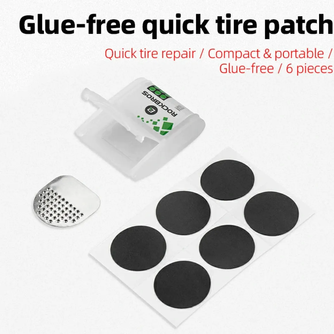 Ultra-Mini Tire Patch Kit – Super Lightweight Ultra-Slim Pocket-Friendly