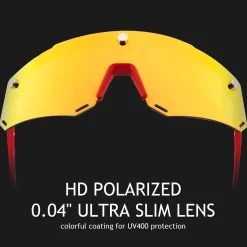 Unisex Polarized Cycling Glasses with 2 Replaceable Lenses